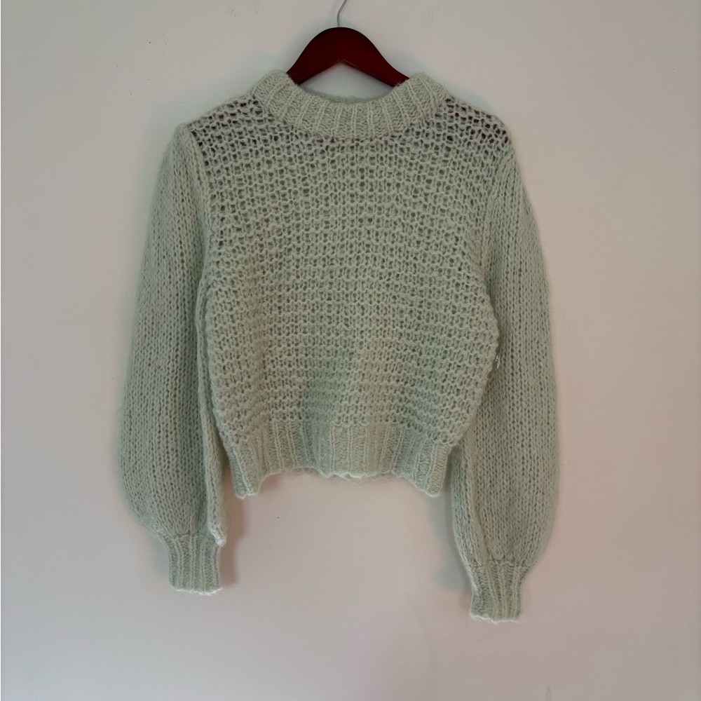 Aritzia Wilfred le fou green sweater - size medium